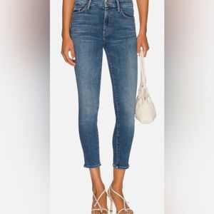 MOTHER Denim The Looker Crop Jeans, Size 24 in Let’s Just Be Friends